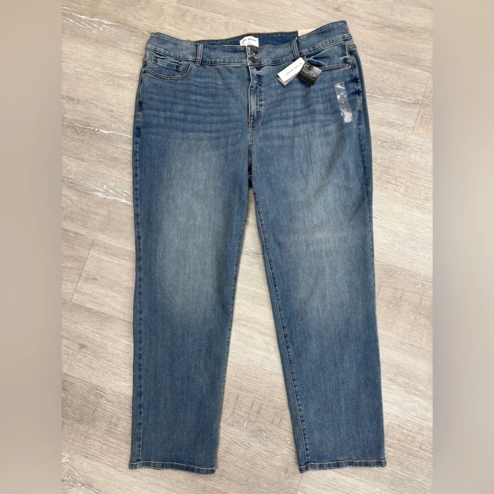 Lane Bryant Tighter Tummy High Rise Straight Jeans - NEW - Size 26